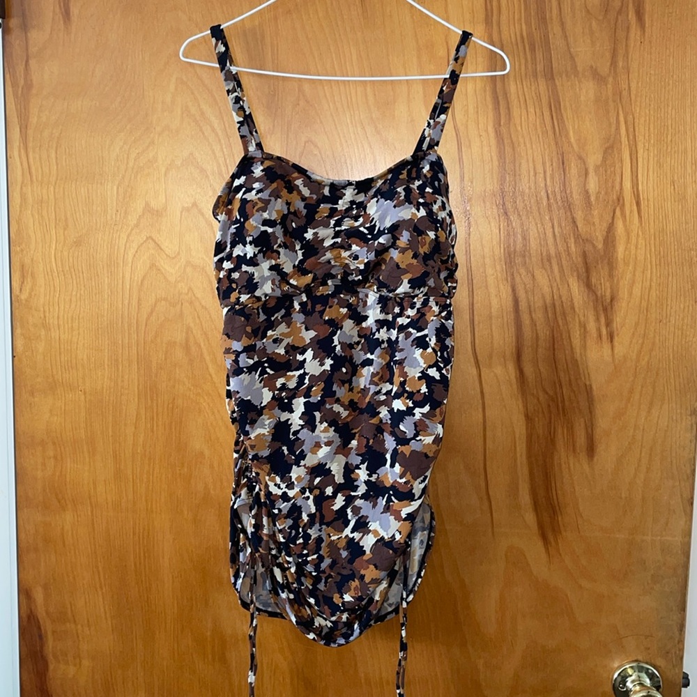 CATALINA SUDDENLY SLIM Cinched Waist Swim Tank Top